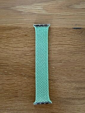 Apple Braided Solo Loop Watch Band in Mint. Size 4. 41mm